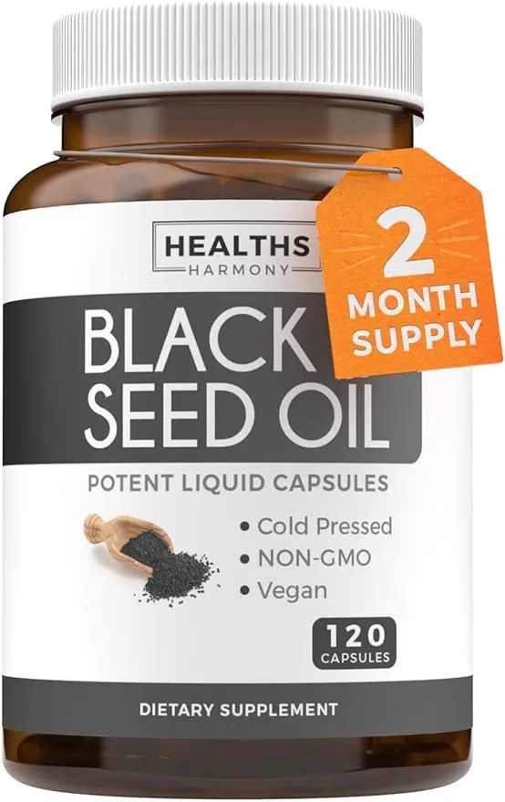 Healths Harmony Black Seed Oil Softgels