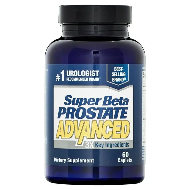 Advanced Prostate Supplement for Men – Reduce Bathroom Trips, Promote Sleep, Support Urinary Health & Bladder Emptying. Beta Sitosterol not Saw Palmetto. (60 Caplets, 1-Bottle)