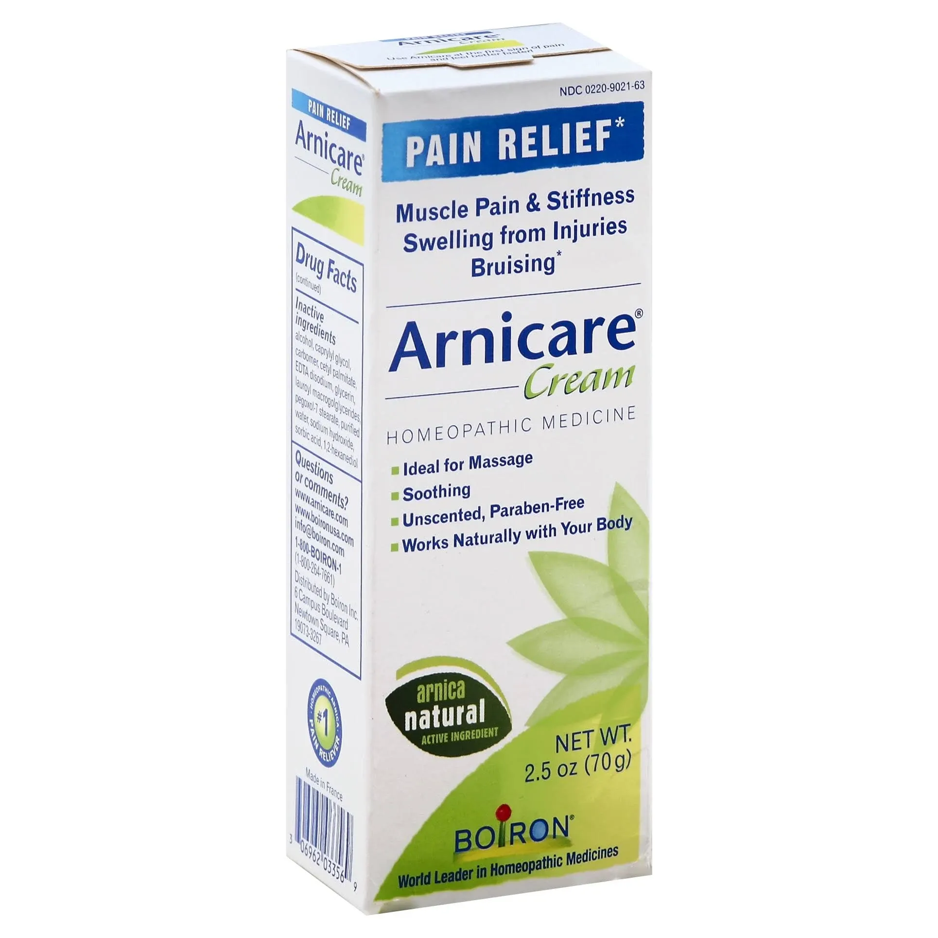 Boiron Arnicare Pain Relief, Cream - 2.5 oz