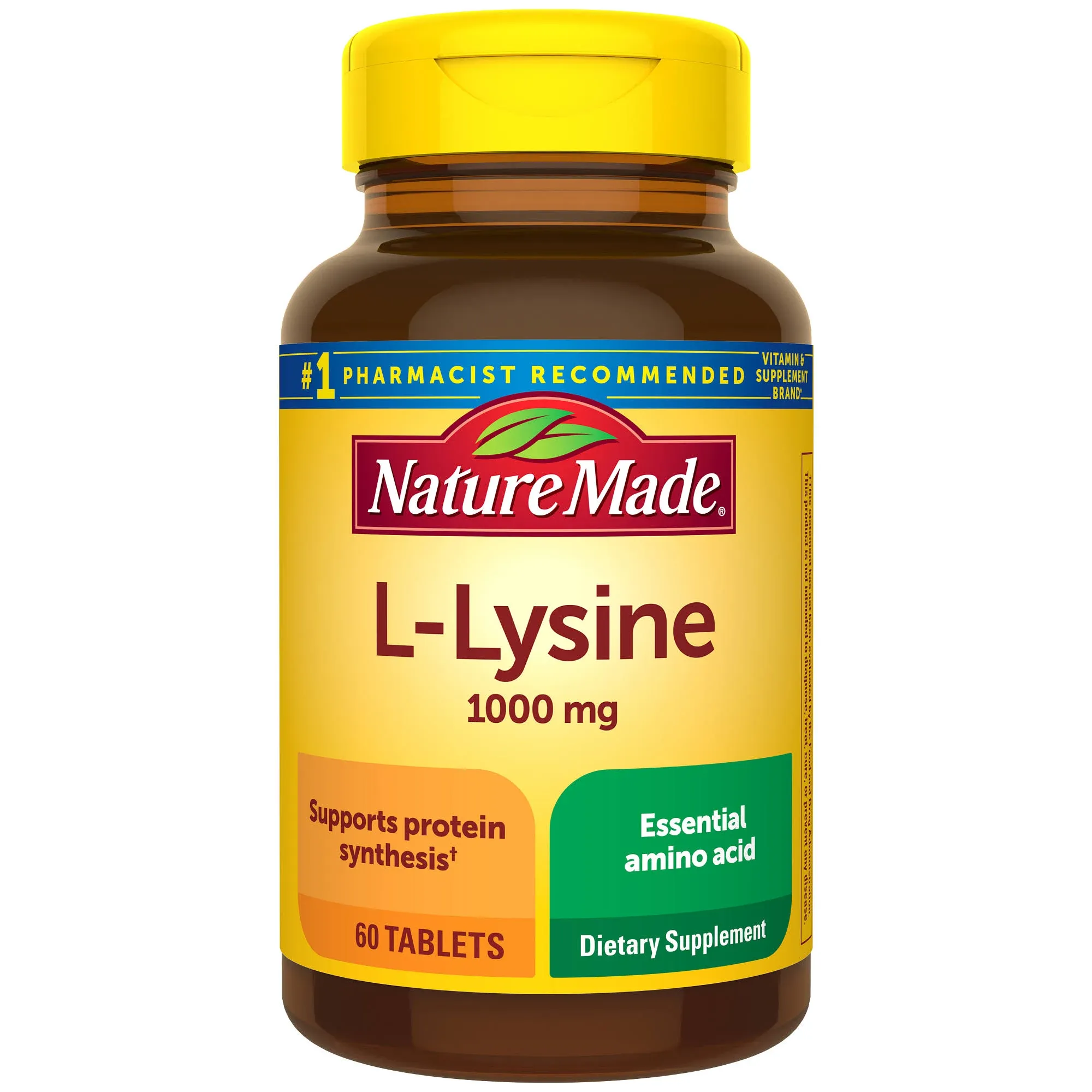 Nature Made Extra Strength L-Lysine 1000 mg Tablets