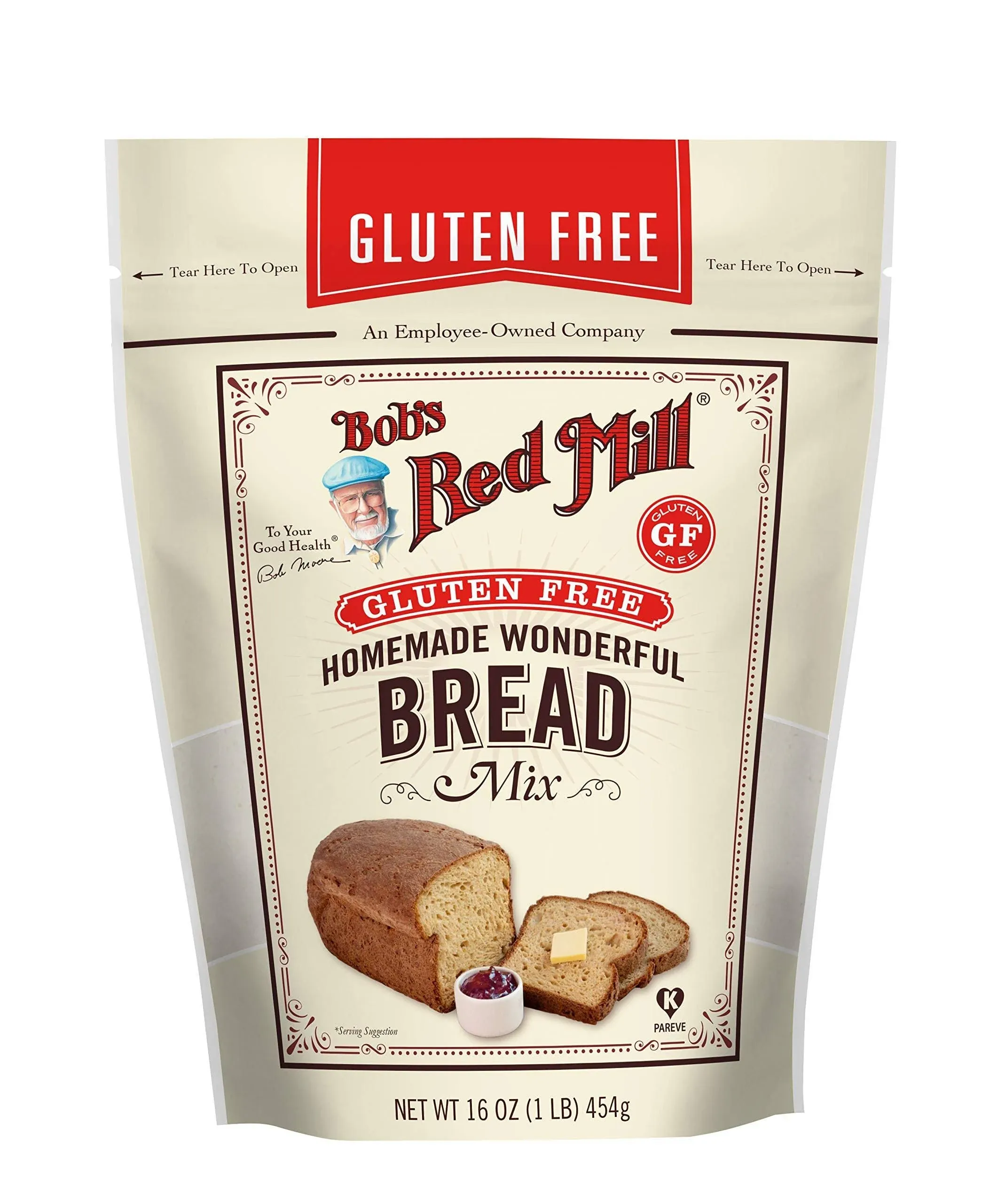 Bob's Red Mill 16 oz. Gluten Free Homemade Wonderful Bread Mix