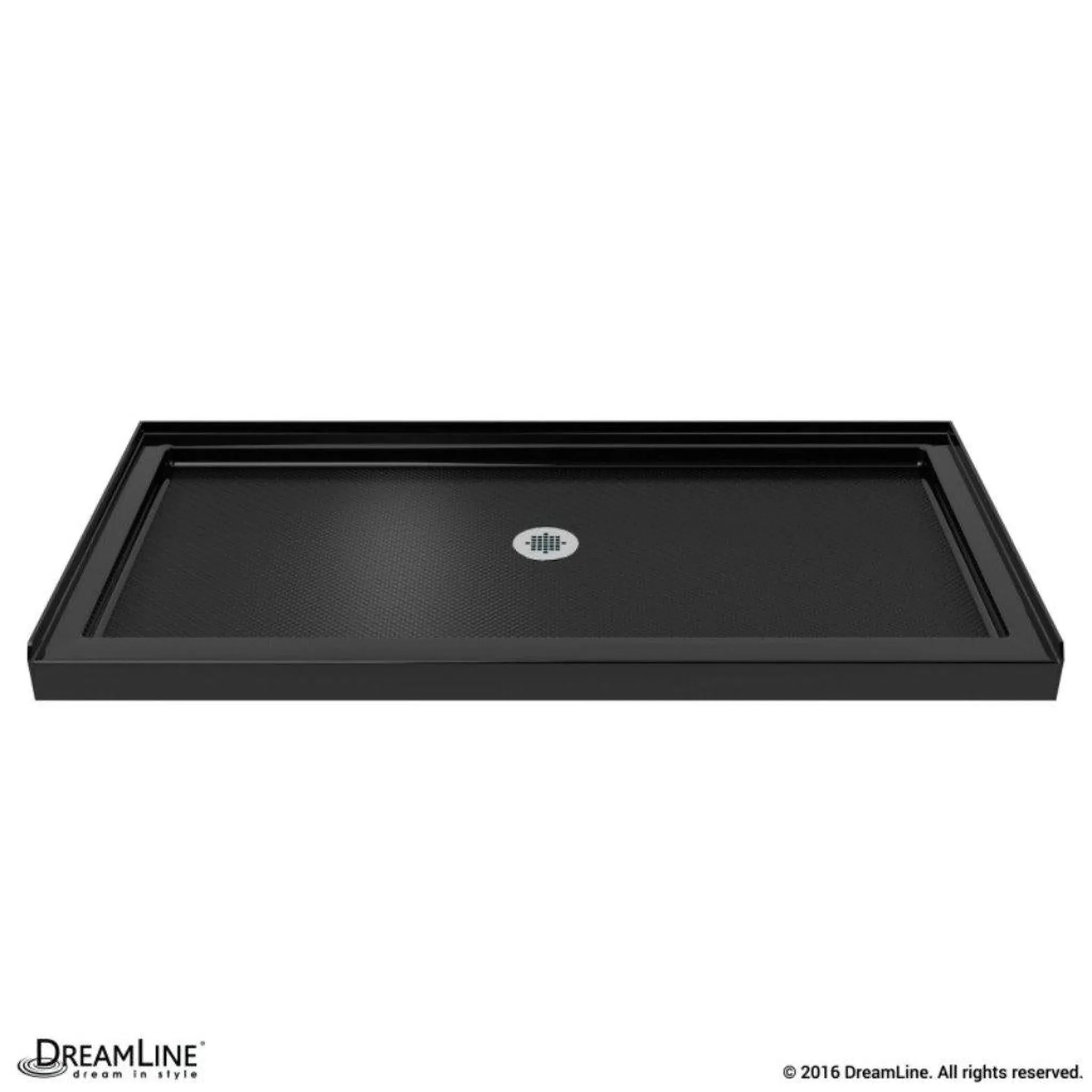 DreamLine DLT-1136540-88 Slimline 36X54" Single Threshold Shower Base Black