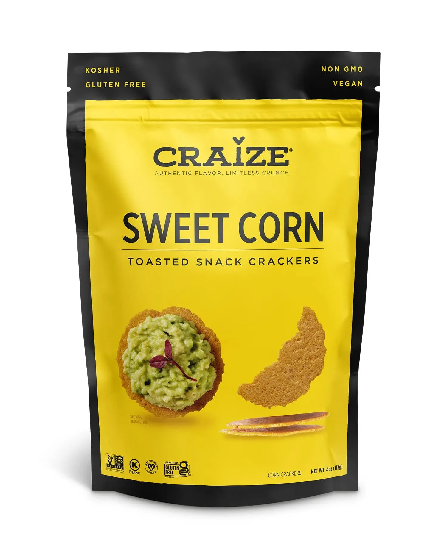 Craize Corn Crisps Sweet Toasted