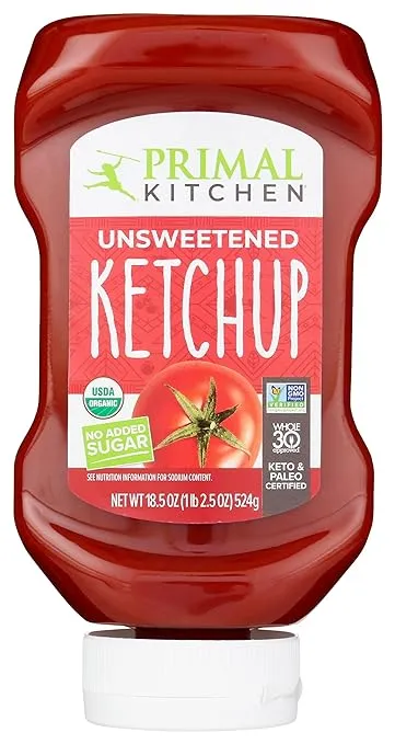 Primal Kitchen Ketchup Organic Unsweetened