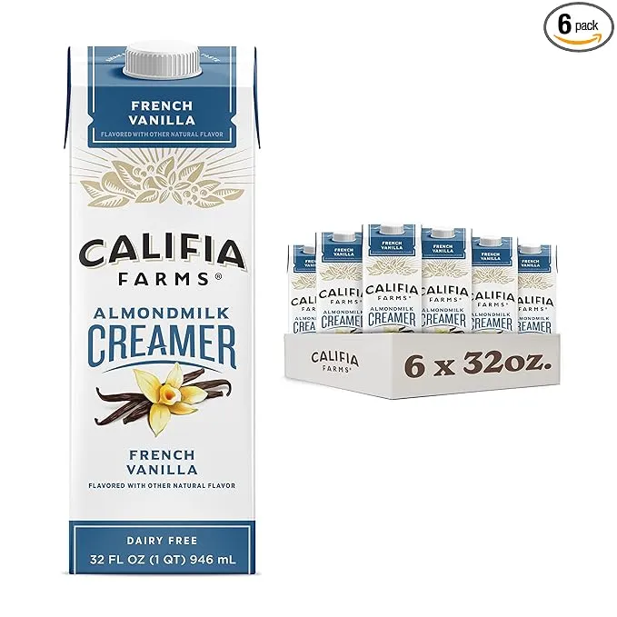 Califia Farms Vanilla Almondmilk Coffee Creamer with Coconut Cream