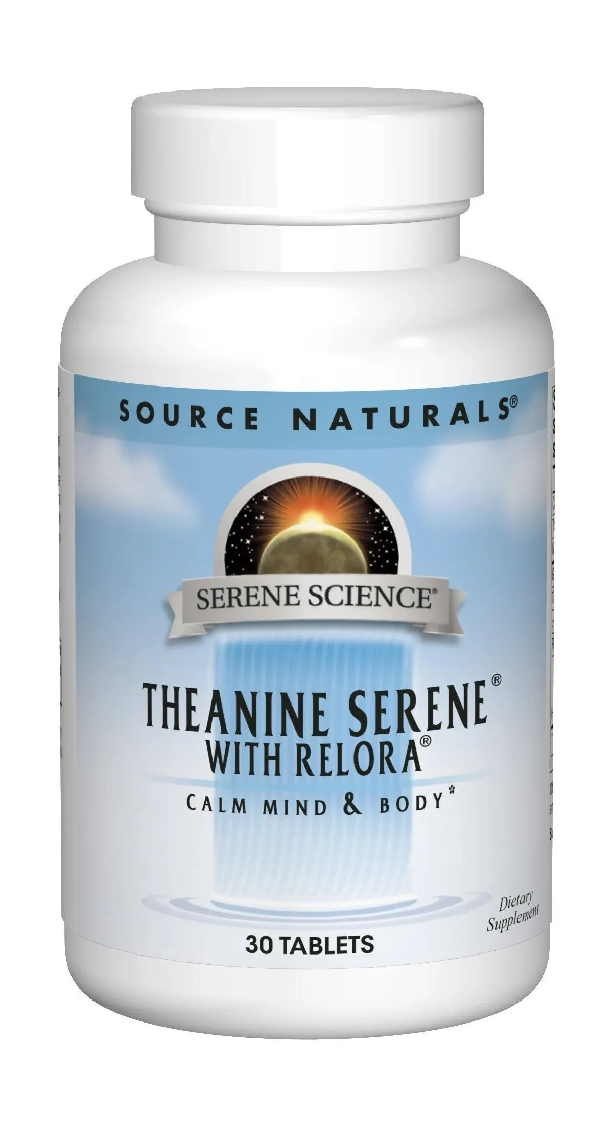 Source Naturals Serene Science Theanine Serene with Relora, Magnesium and GABA - 30 Tablets