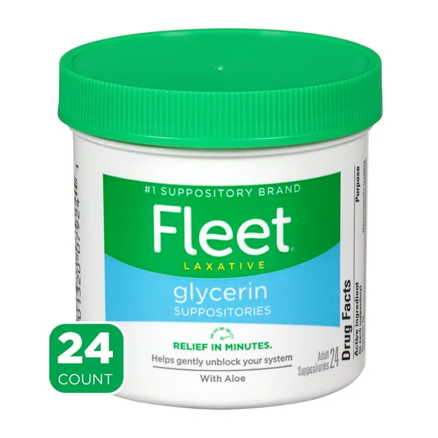 Fleet Glycerin Suppositories Adult 24