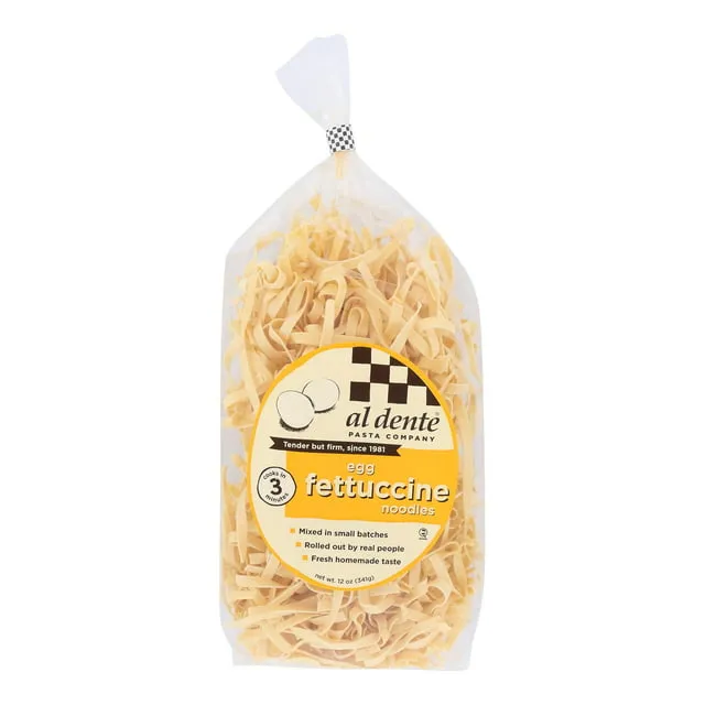 Al Dente Carba-Nada Egg Fettuccine 10 Ounce (Pack of 1) Bag