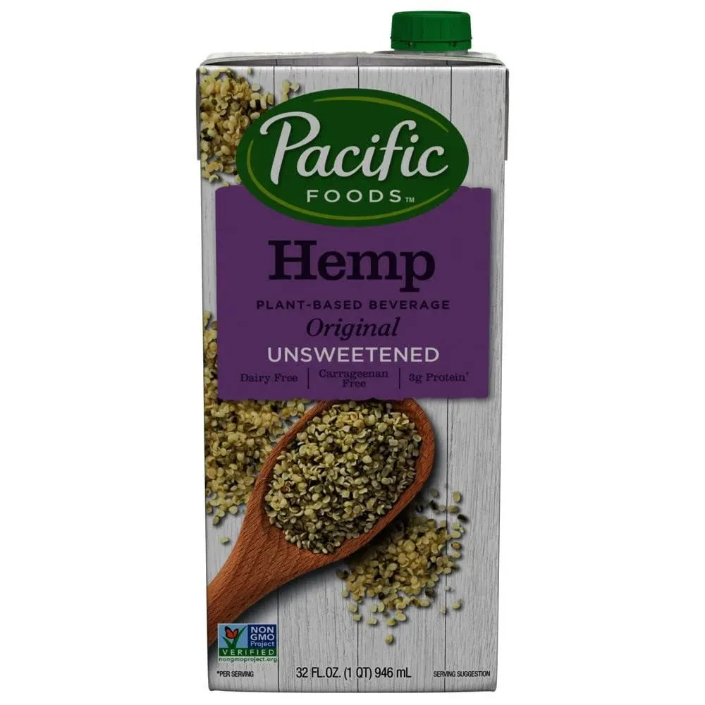 Pacific Foods Unsweetened Hemp Original