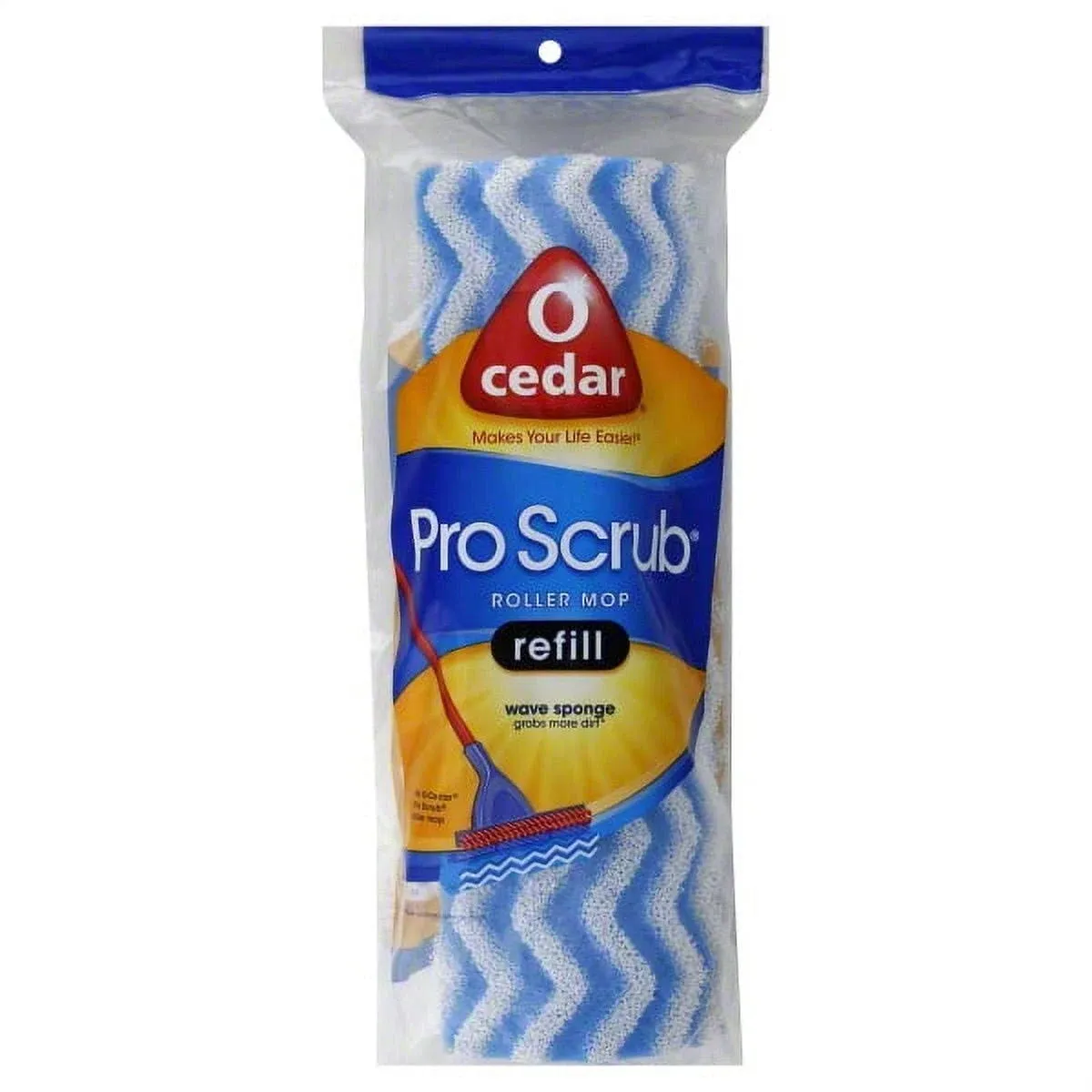 O'Cedar Pro Scrub Roller Mop Refill 10"