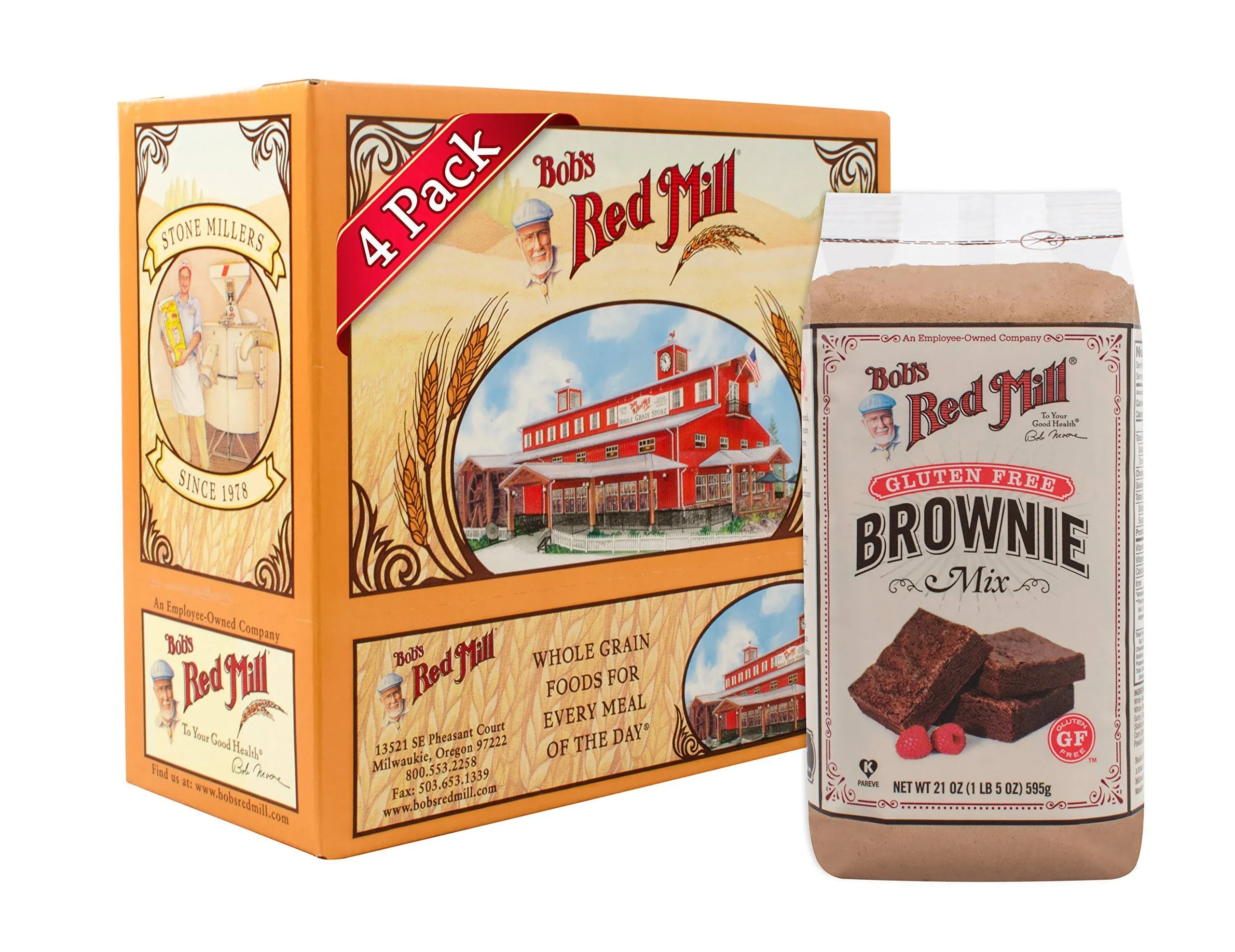 Bob's Red Mill - Gluten Free Brownie Mix, 21 oz.