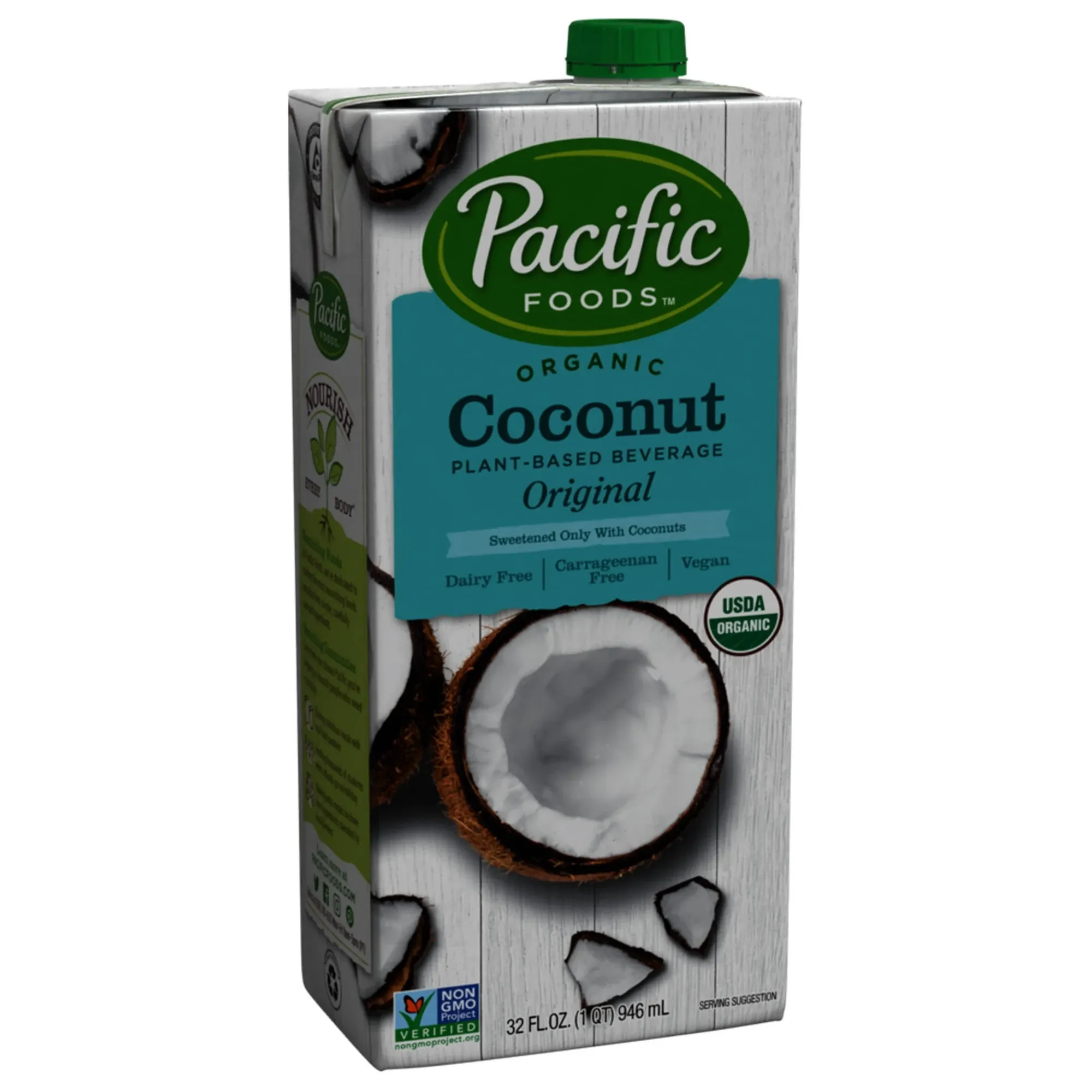 Pacific Natural Foods Coconut Original - Non Dairy - Case of 12 - 32 Fl oz.