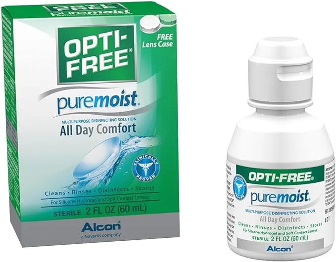 Opti-Free - Puremoist Multi-Purpose Disinfecting Solution, 2 fl. oz.