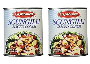 Lamonica Fine Foods Scungilli, Sliced Conch, 29-Ounce - Pack of 2