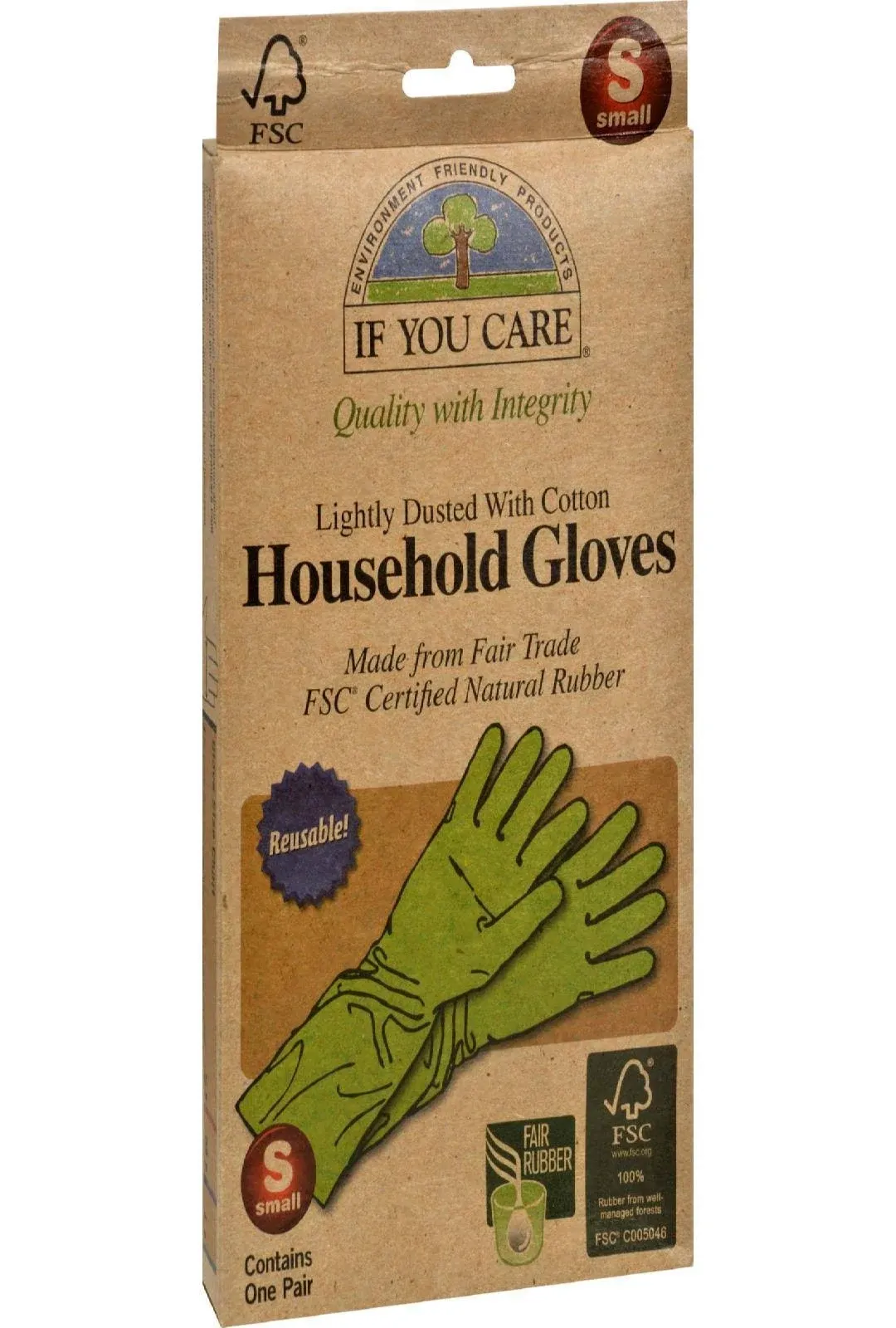 If You Care Household Gloves, Medium - 1 pair