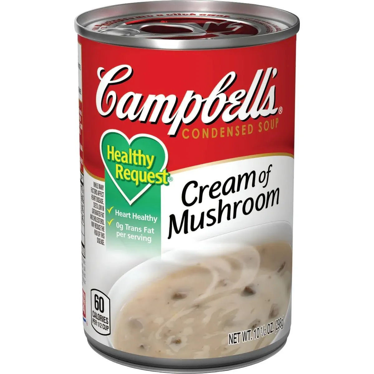 "Campbell's Condensed Heart Healthy Cream of Mushroom Soup, 10.5 oz Can"