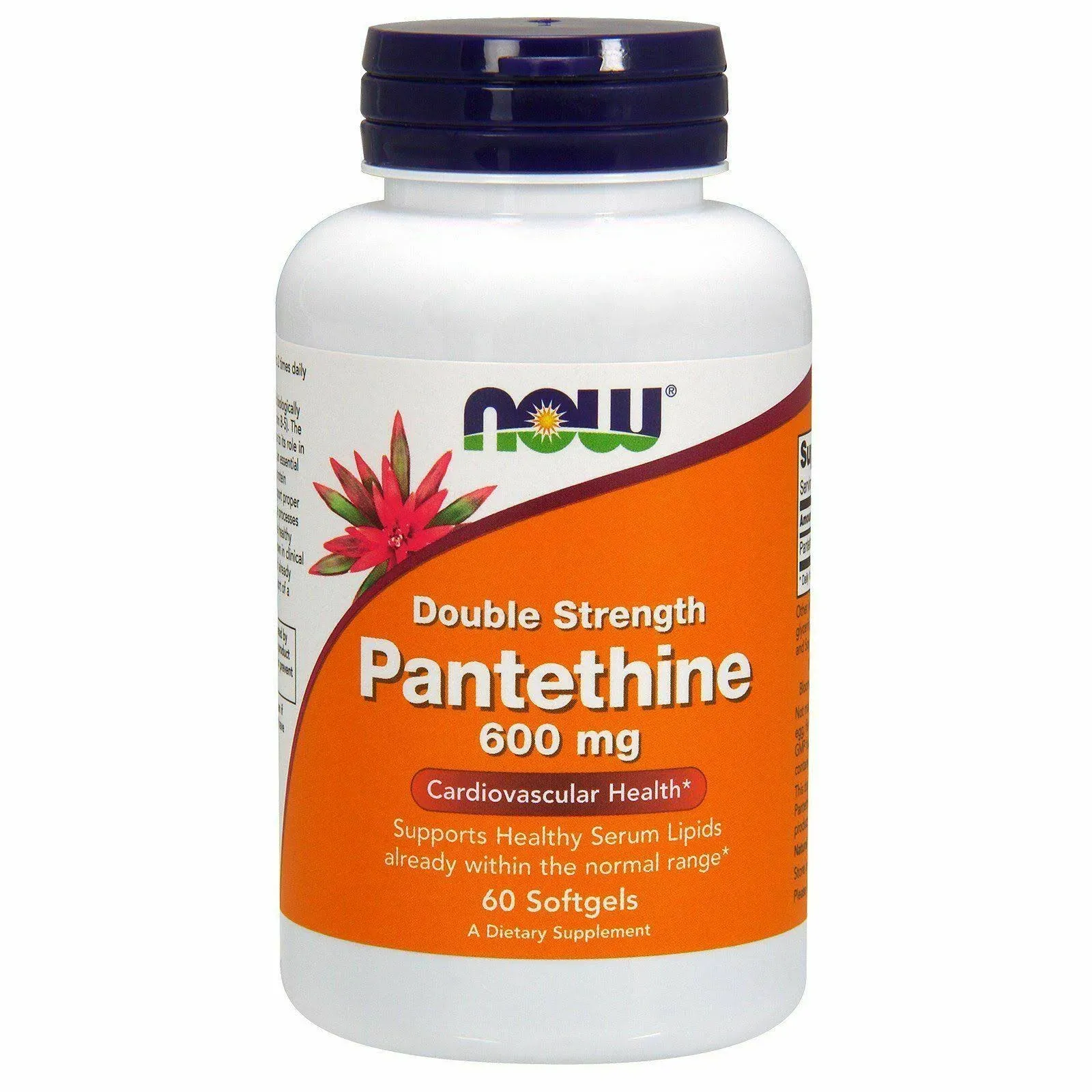 Now Foods Pantethine - 600 mg - 60 Softgels