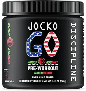 Origin Jocko Fuel Pre Workout Powder with L-Citrulline, Nootropic & Caffeine for Endurance & Stamina - Keto, Sugar Free Blend for Distance Running, Cycling, Jiu Jitsu - 30 Servings (Watermelon)