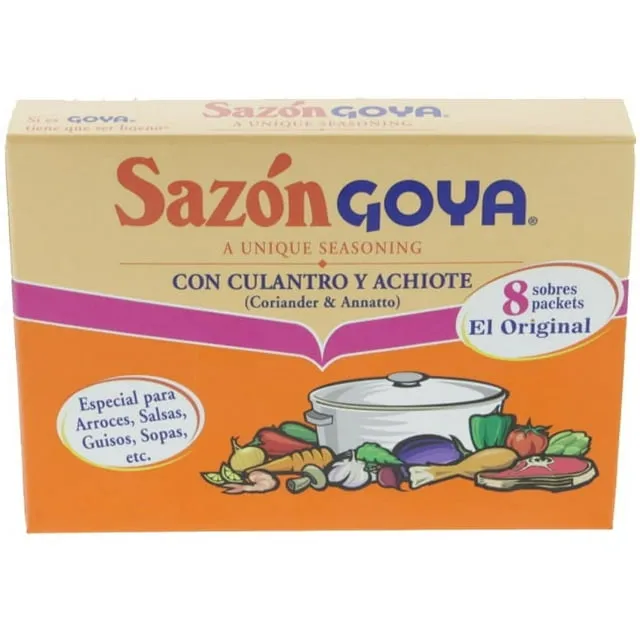 Sazon Goya Coriander Annatto Seasoning