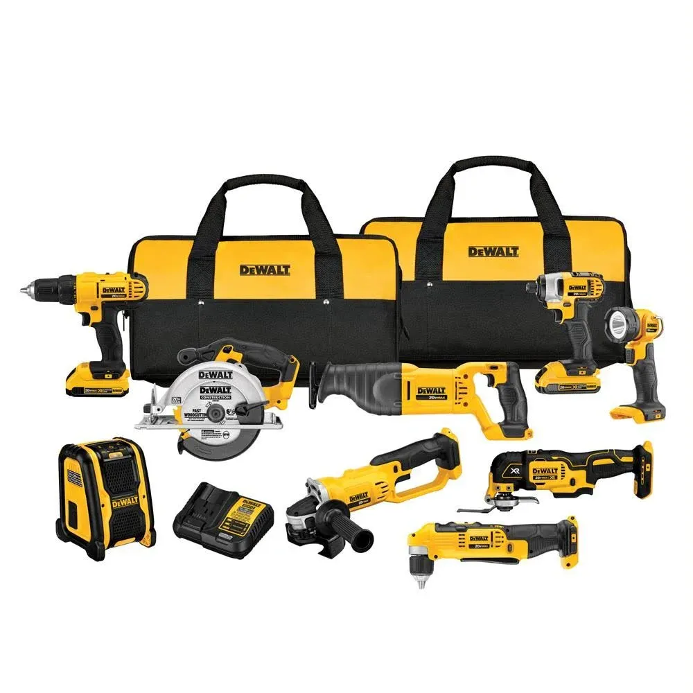 DeWalt DCK940D2 20V MAX* 9-Tool Combo Kit