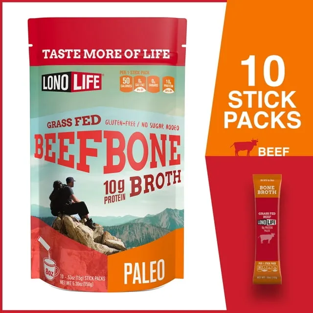 LonoLife Grass Fed Beef Bone Broth Powder