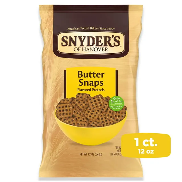 Snyder's of Hanover Butter Snaps Pretzels - 12 oz