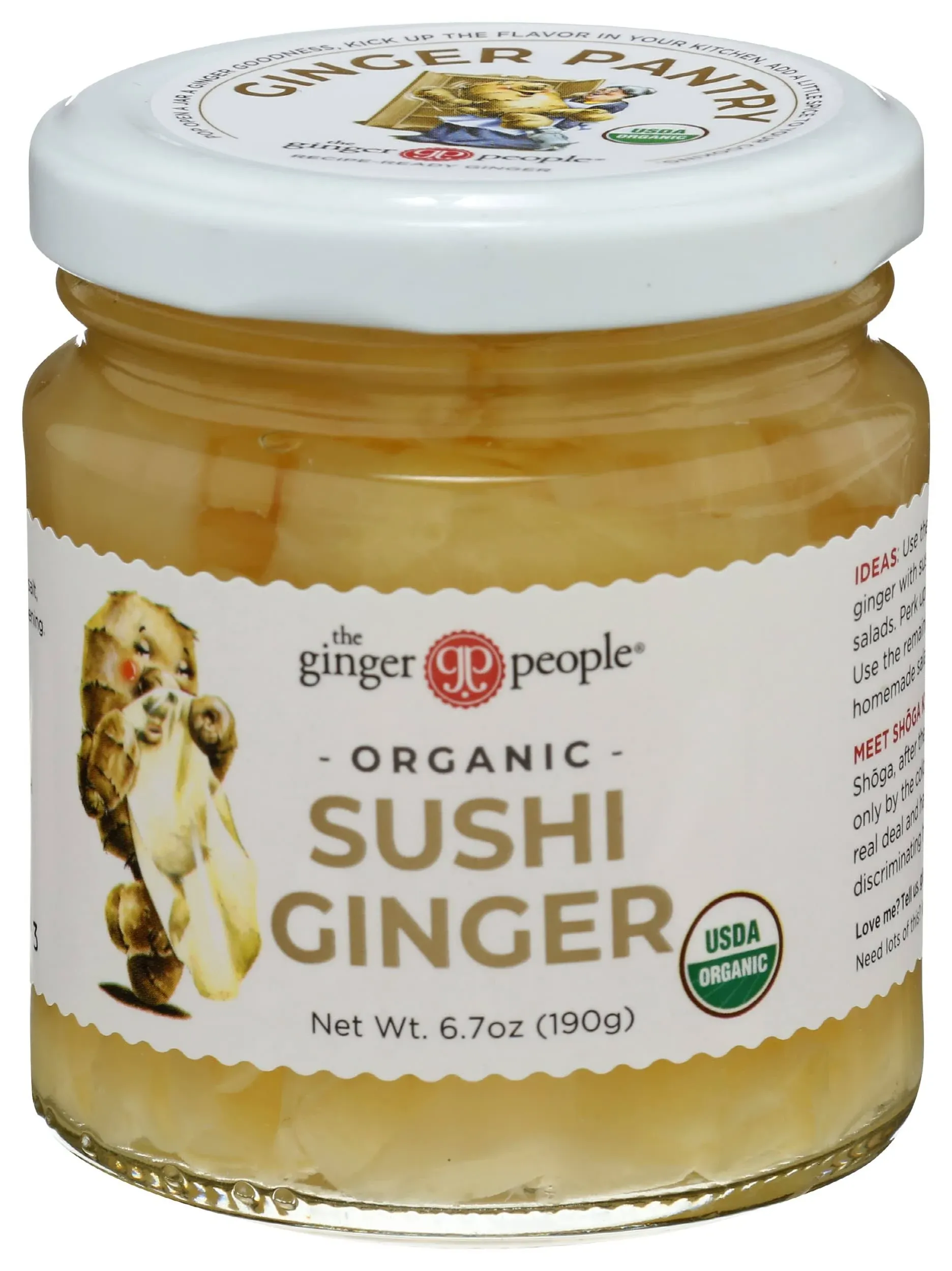 The Ginger People Sushi Ginger, Organic - 6.7 oz