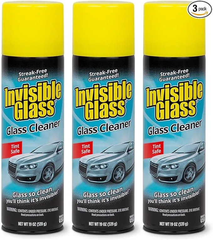 91164-12PK Premium Glass and Window Cleaner for Auto and Home Cleans Glass, W...