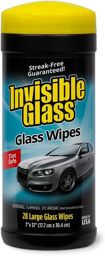 Stoner Invisible Glass Premium Glass Cleaner, Wipes - 28 wipes