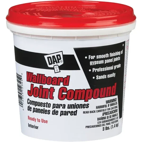 Dap 3 Lb. Pre-Mixed Latex Wallboard Drywall Joint Compound 7079810100 DAP