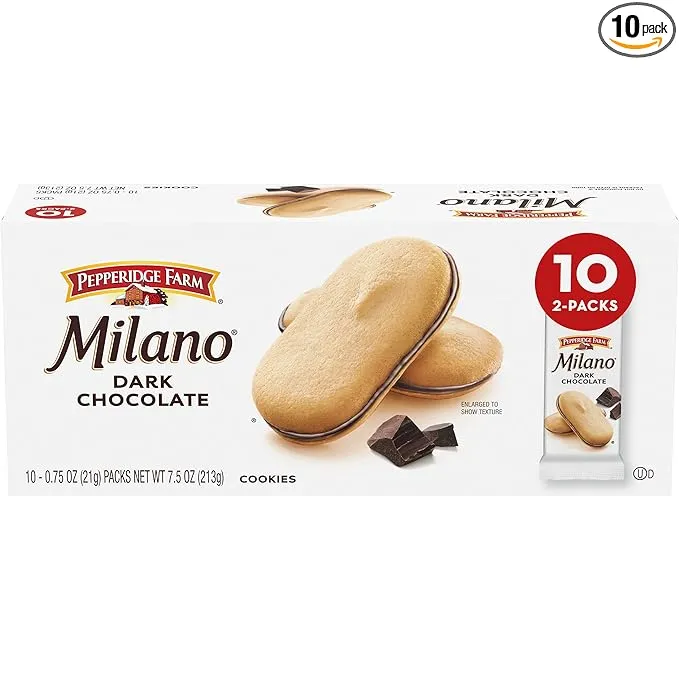 Pepperidge Farm - Milano Dark Chocolate Cookies, 10-Pack