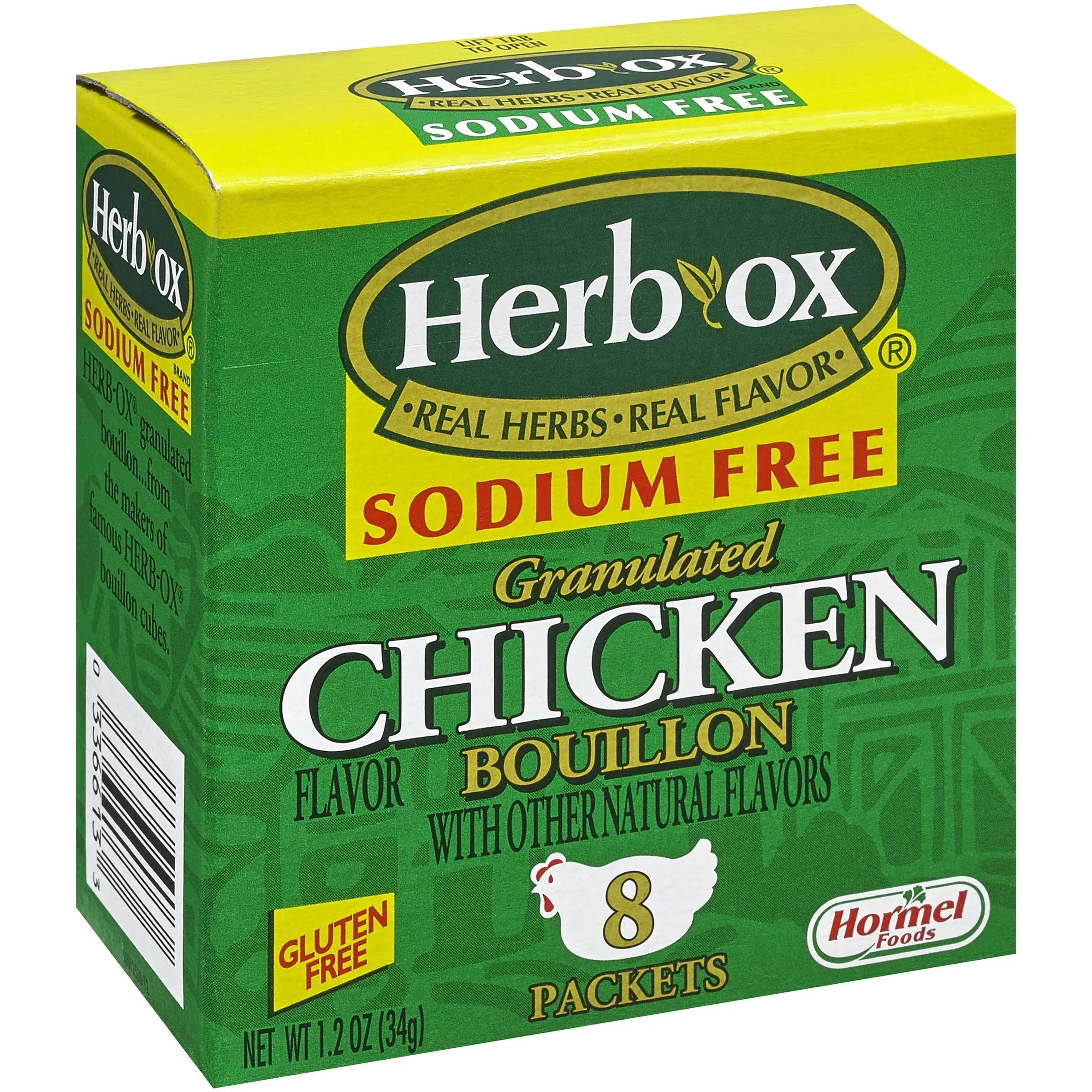 Herb-Ox Sodium Free Chicken Bouillon Packets