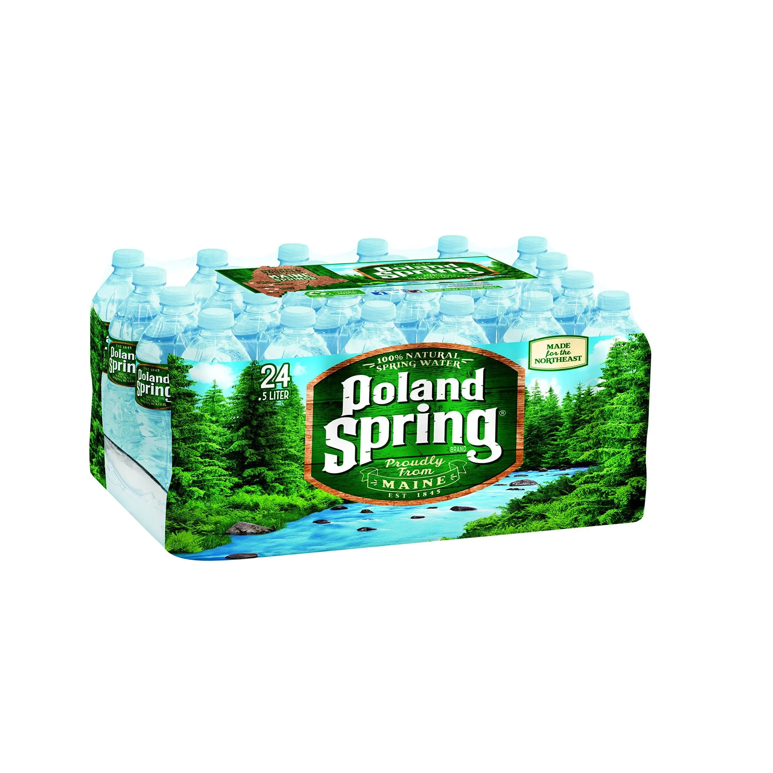 Poland Spring - Natural mineral water - 16.9 fl.oz - pack of 24