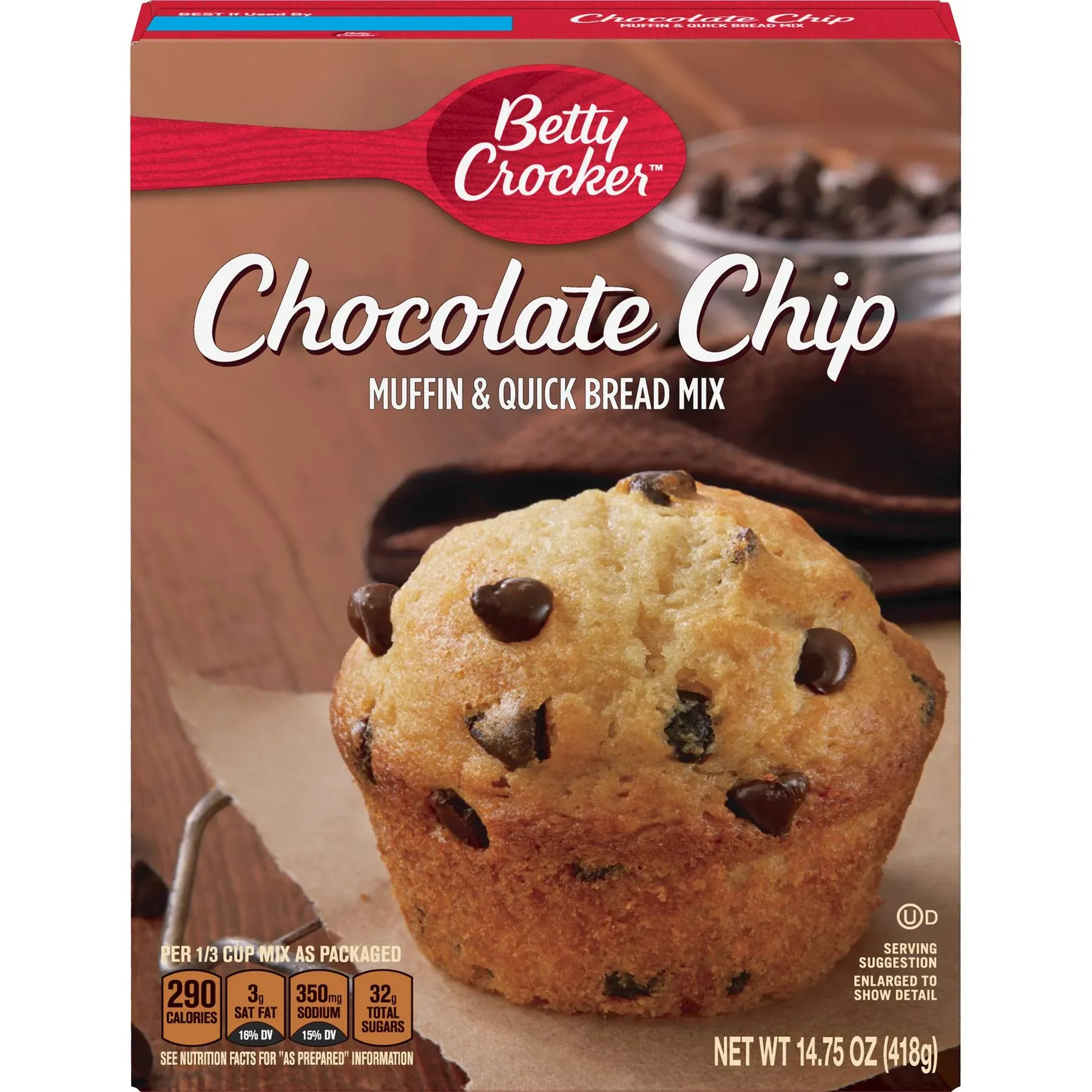 Betty Crocker Chocolate Chip Muffin Mix &amp; Quick Bread