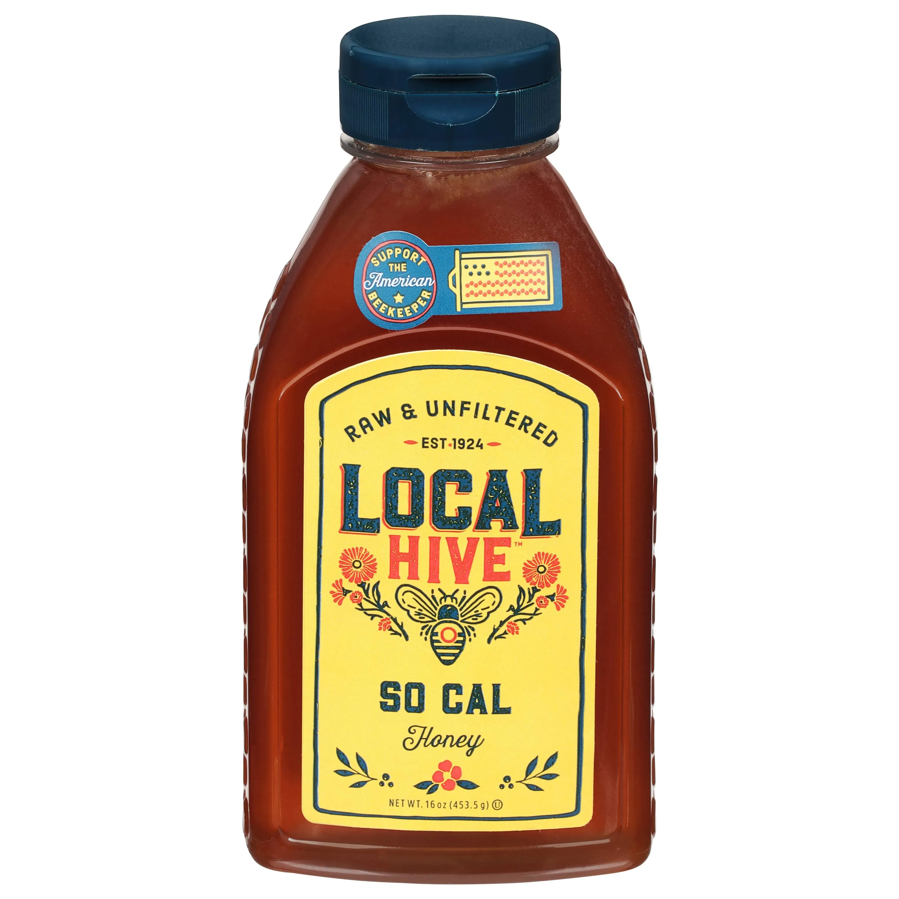 Local Hive Honey, Raw & Unfiltered, So Cal - 16 oz