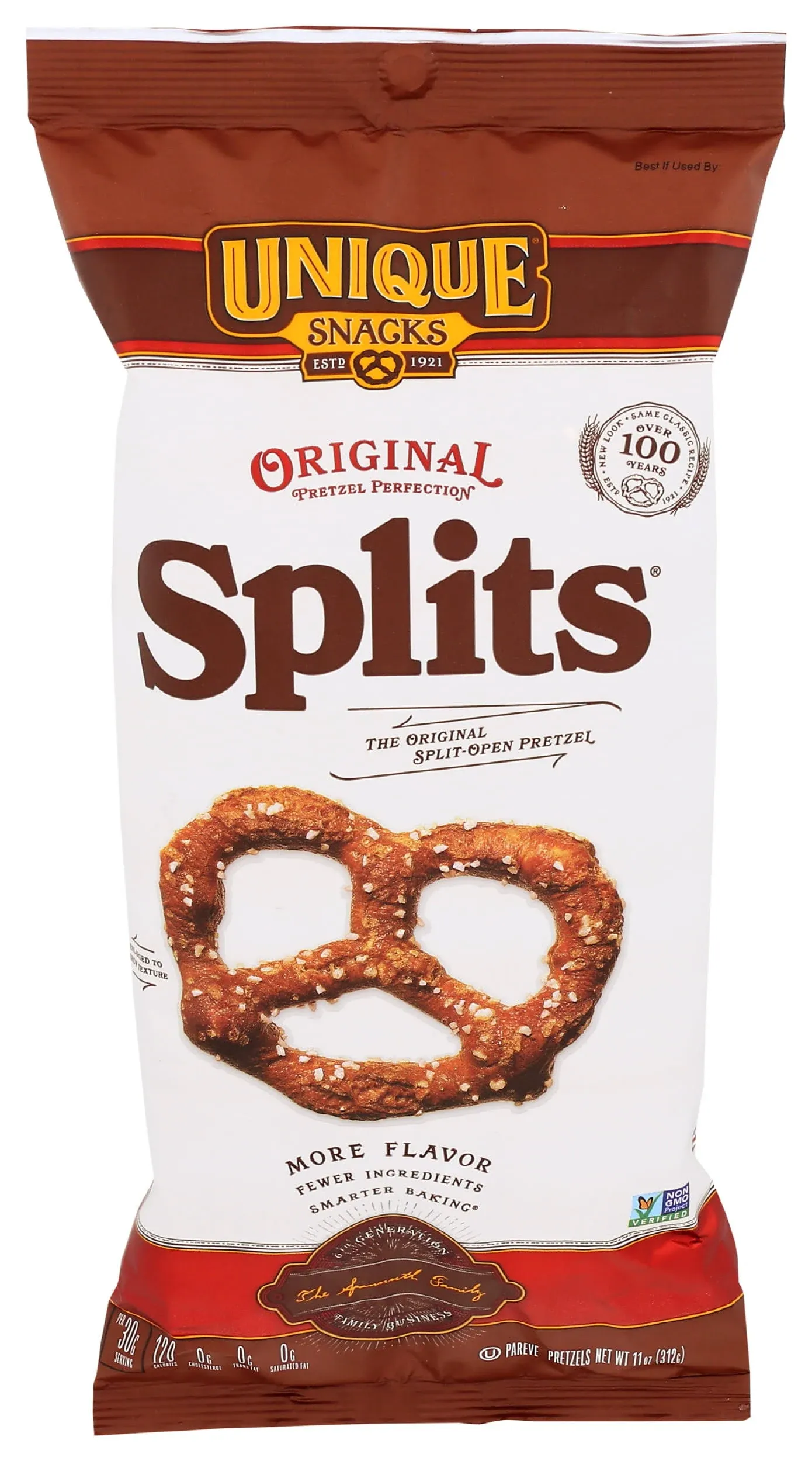 Original Splits Pretzels, Delicious Homestyle Baked Snack Bag, OU Kosher, and...