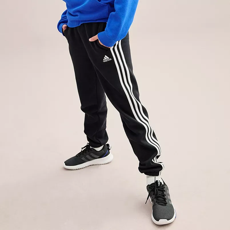 adidas Boys adidas Cotton Fleece Jogger Sweatpants