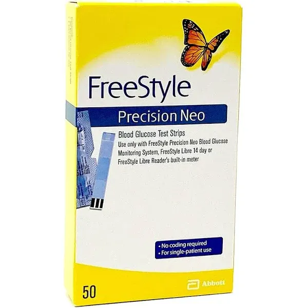 Freestyle Precision Neo Blood Glucose Test Strips