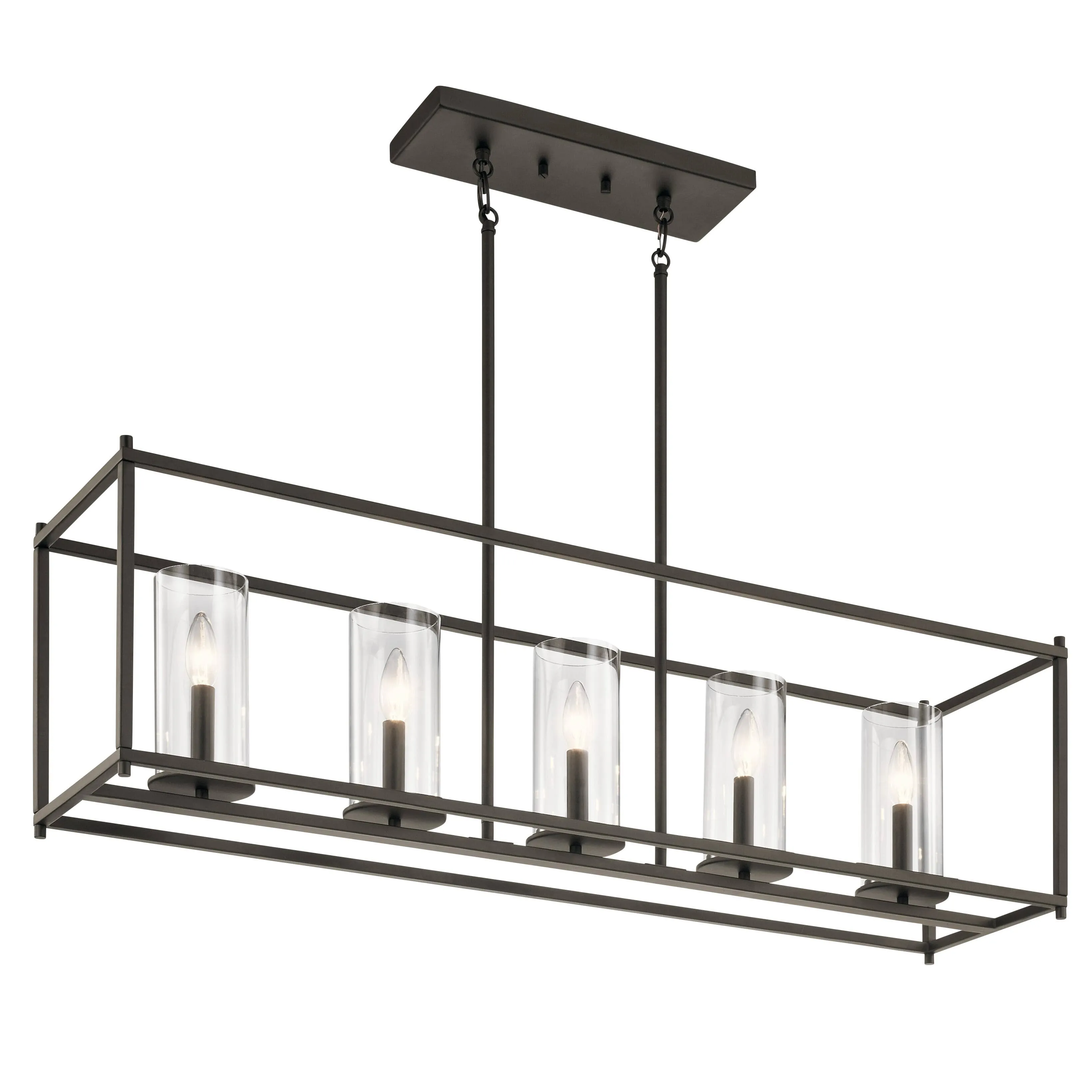 Kichler Crosby 5 Light Linear Chandelier 43995