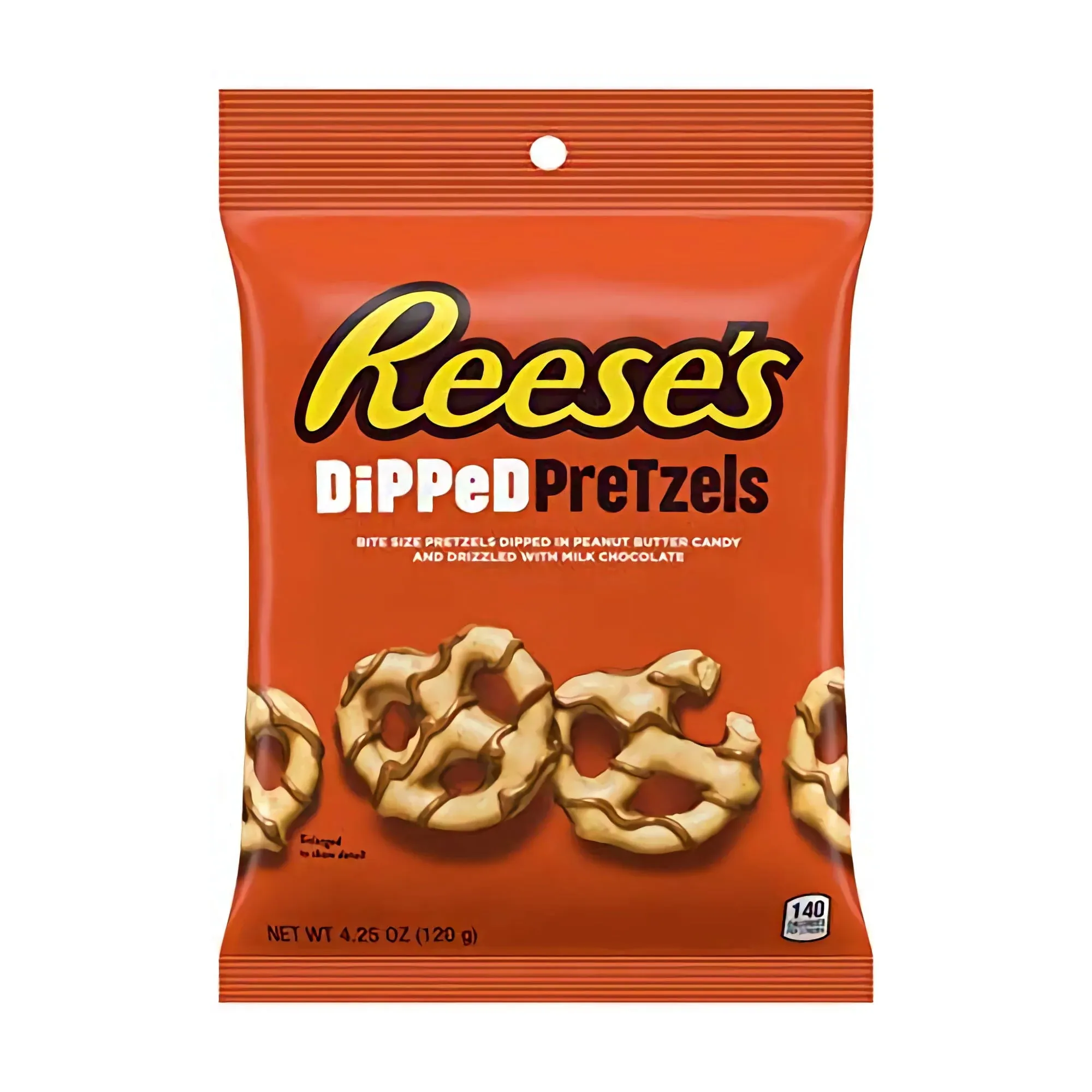 Reese's Dipped Gluten Free Chocolate Pretzels Twists, 4 Bags/Box (246-00288)