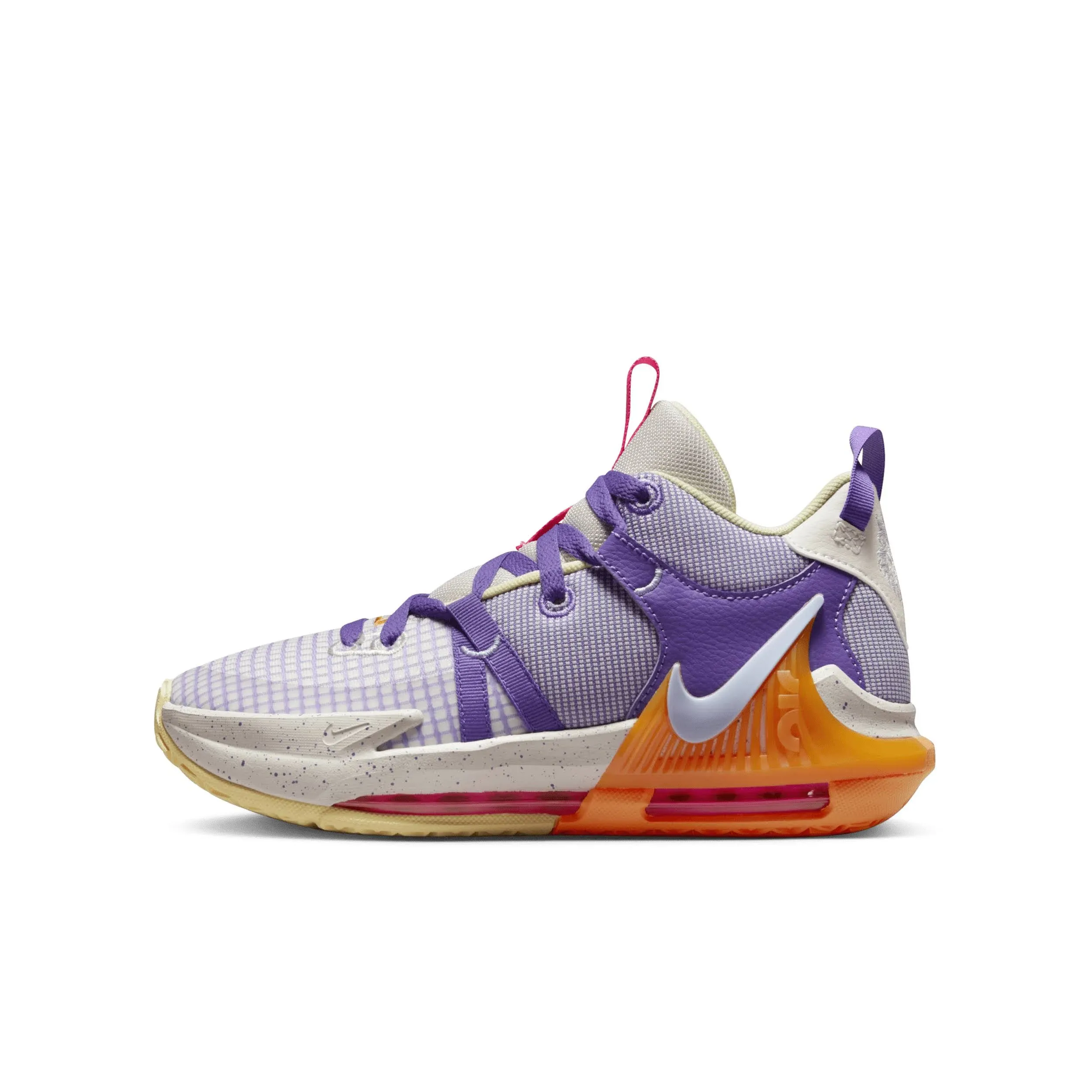 NIKE Lebron Witness 7 Big Kids' Basketball Shoes Grade School DQ8650-100