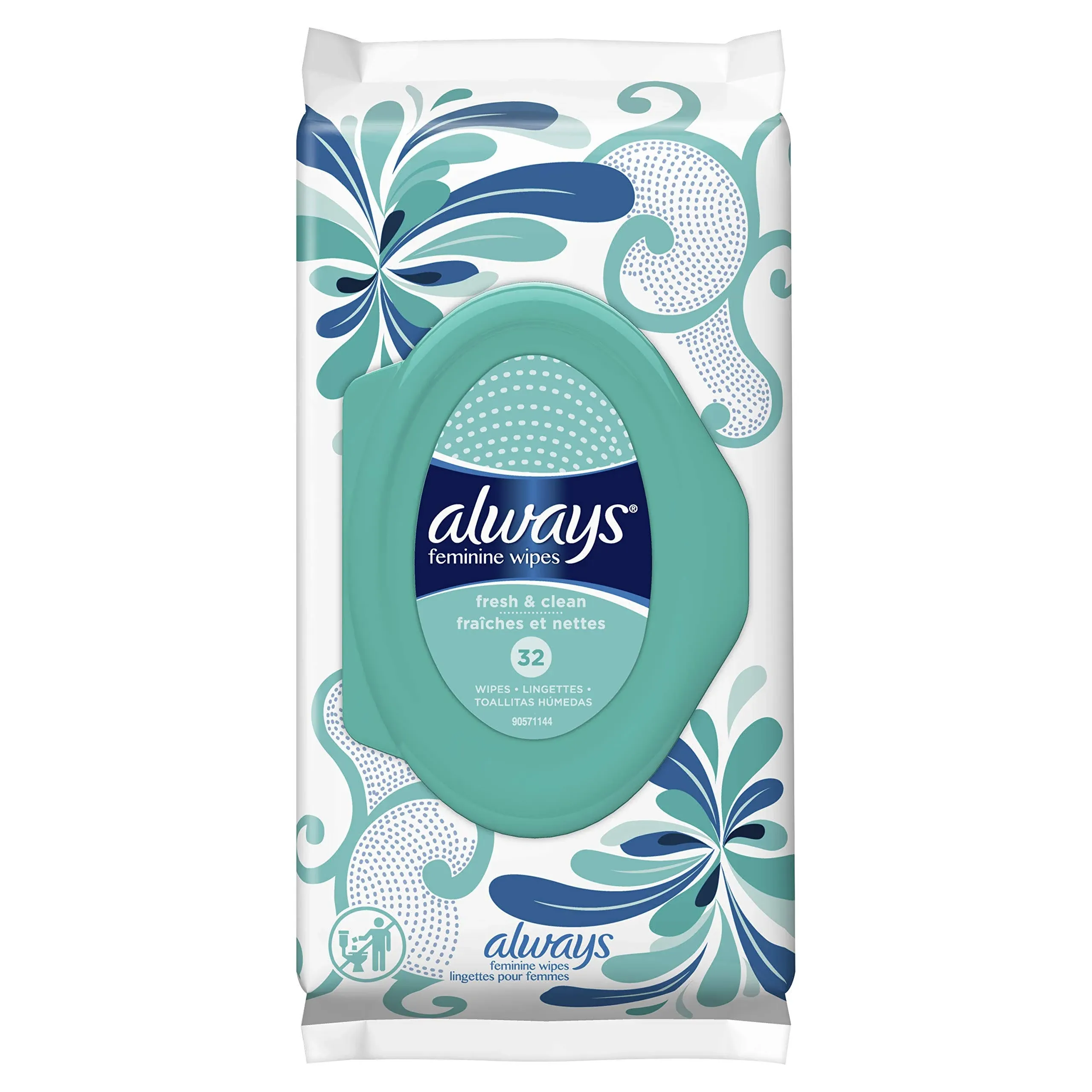 Always Feminine Wipes Fresh & Clean