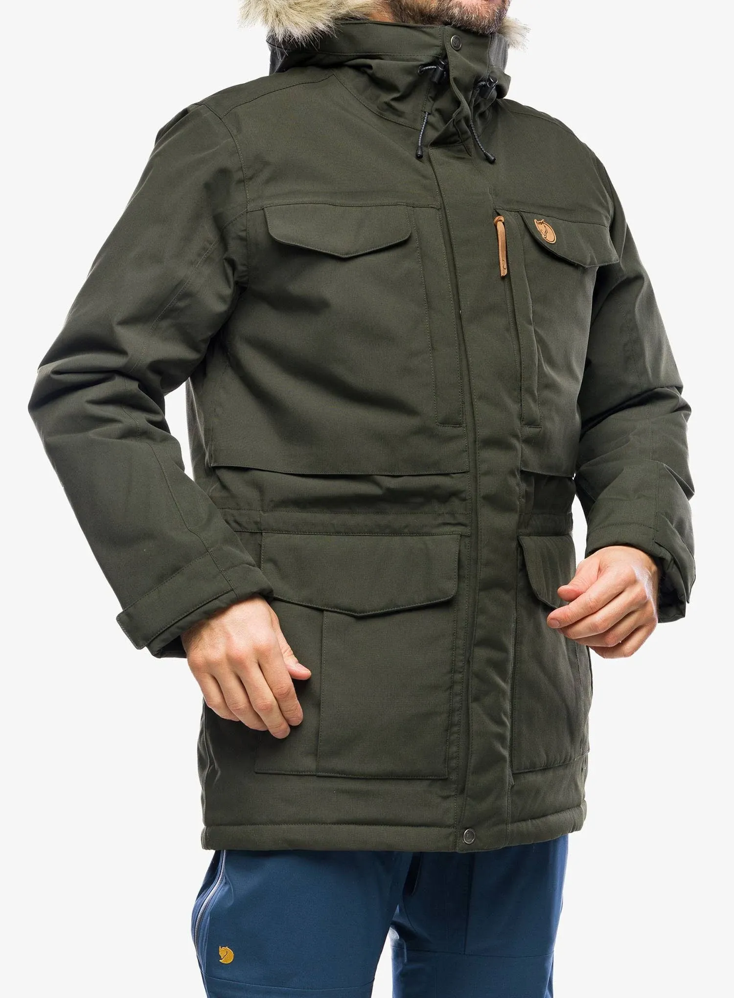 Fjallraven Nuuk Parka - Men's Deep Forest, M