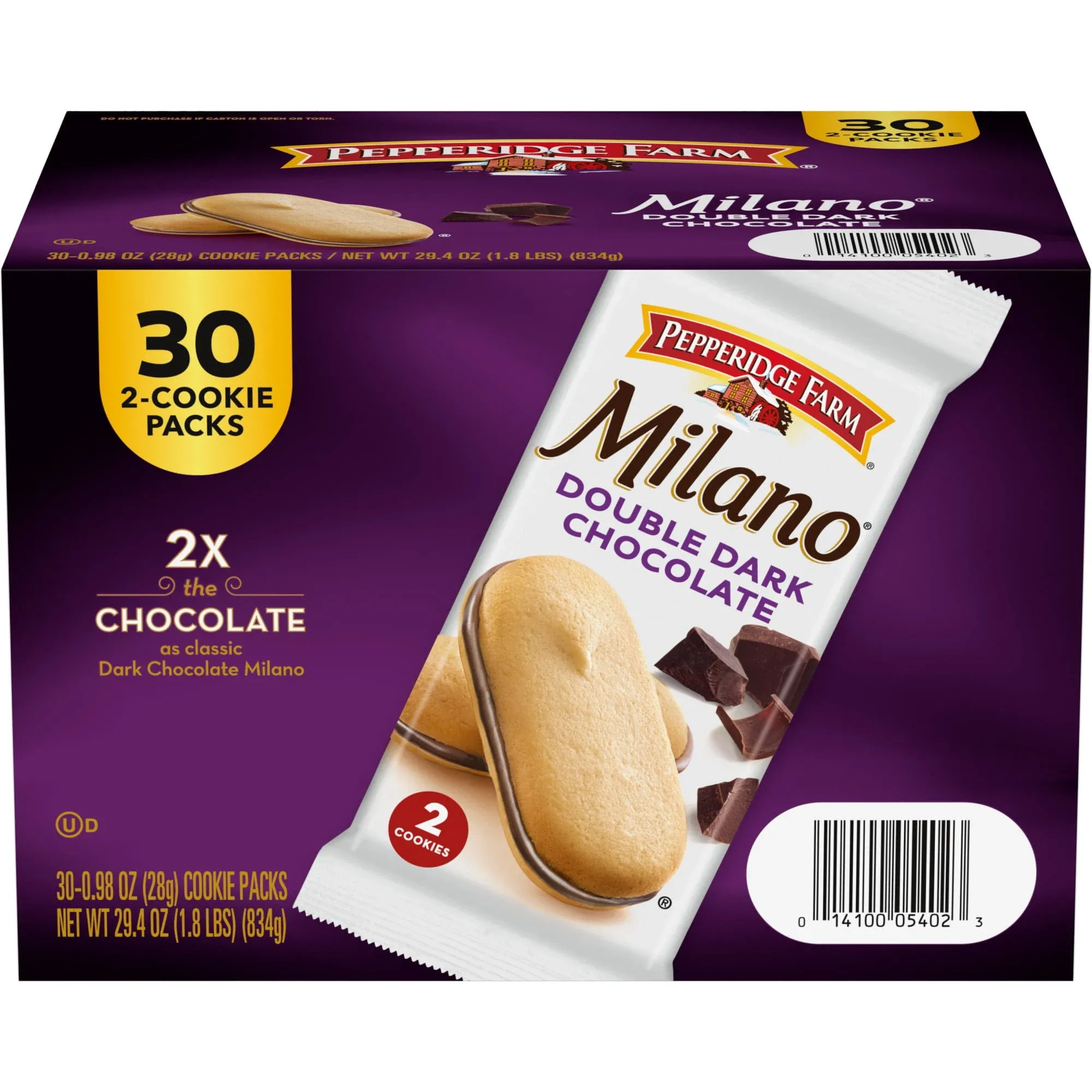 Pepperidge Farm Dark Chocolate Milano Cookies