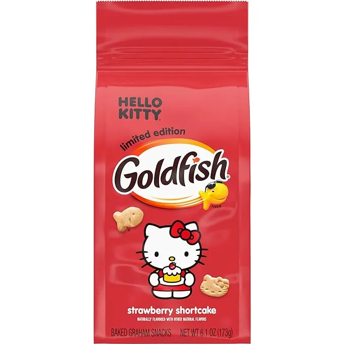 Goldfish Baked Graham Snacks Strawberry Shortcake