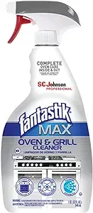 Fantastik Max Oven & Grill Cleaner Spray, Cleans Inside and Out, 32 Fl Oz