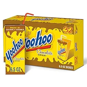 Yoo-hoo 巧克力饮料，6.5 盎司盒装，32 包