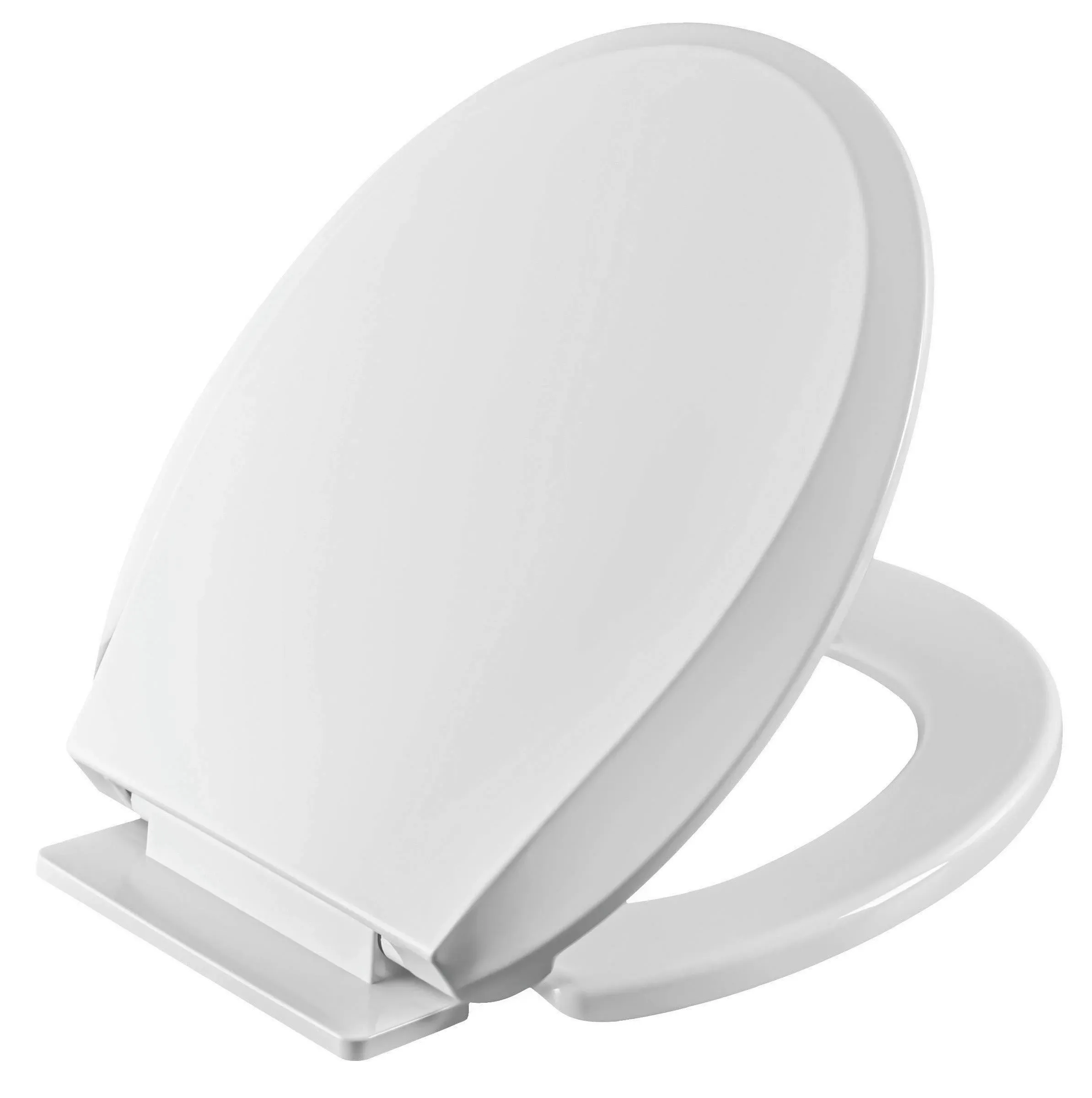 Winfield Slow Close Round Toilet Seat Cover Easy Install Clean No Slam Durable ...