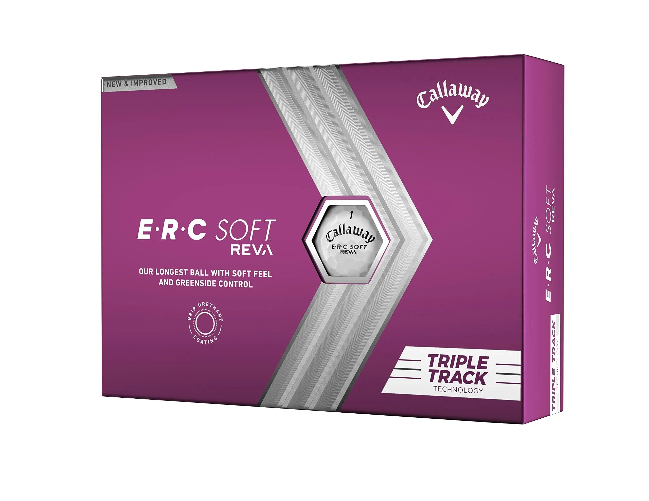 Callaway Chrome Soft Triple Track Golf Balls - Yellow