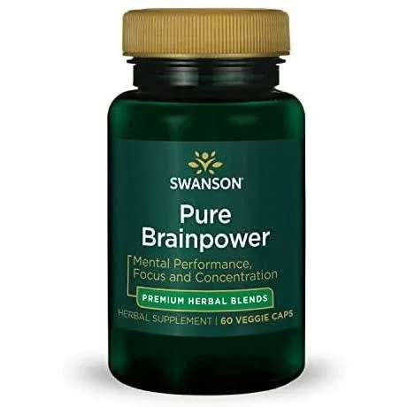 Swanson Pure Brainpower 60 Vcaps